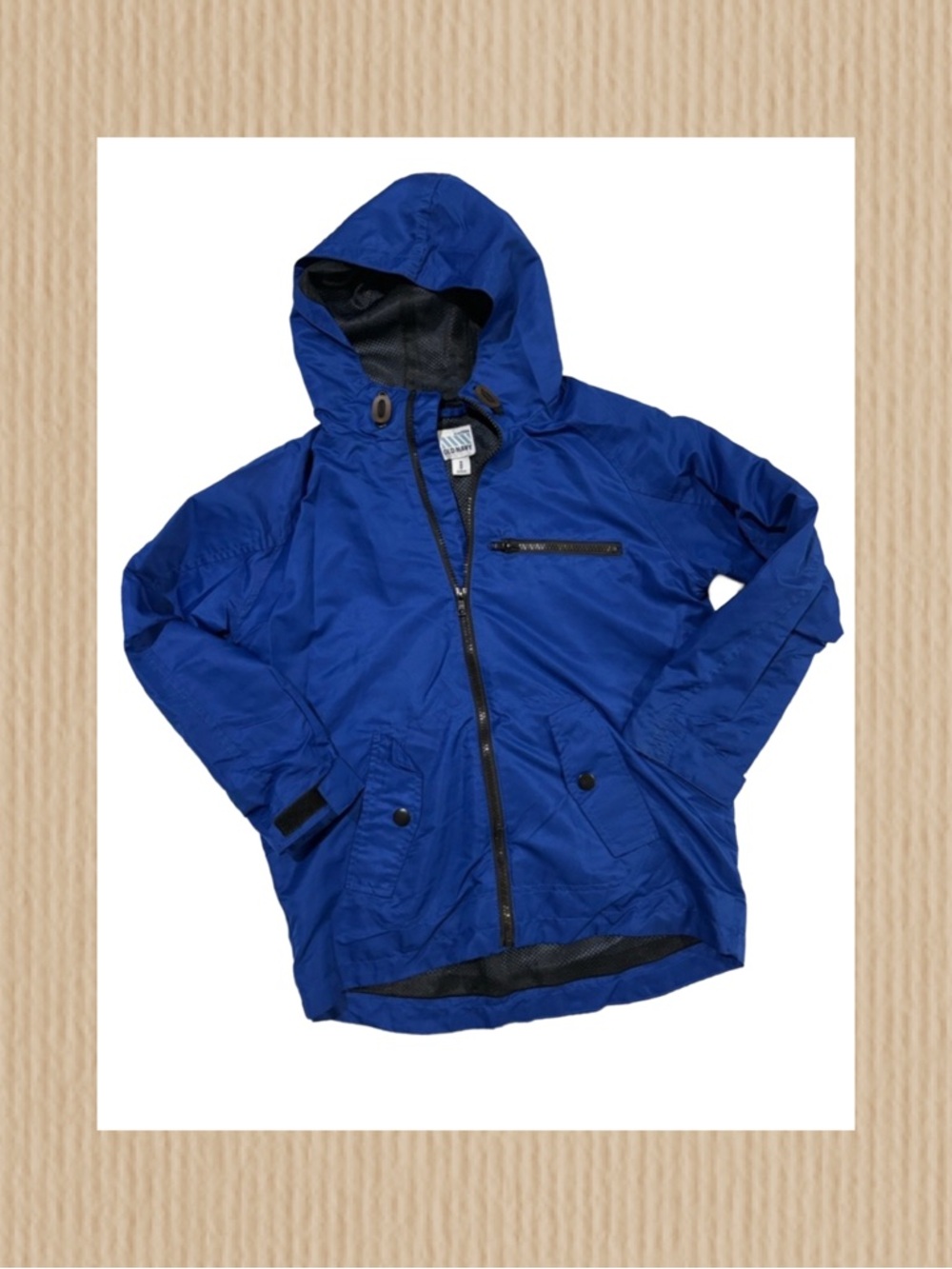 🧵Old Navy Blue Kids Raincoat with Hood